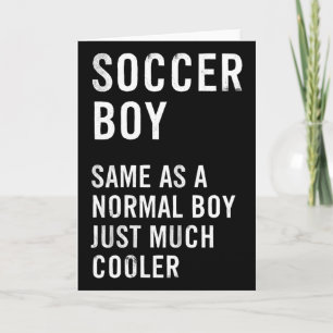 Fußballjungen-Definition Lustig Karte