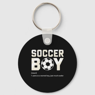 Fußballjungen-Definition Schlüsselanhänger
