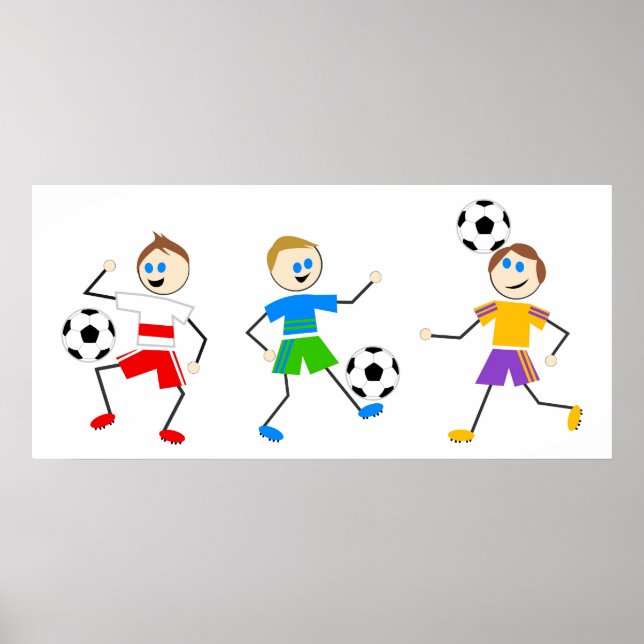 Fußballkids Poster (Vorne)