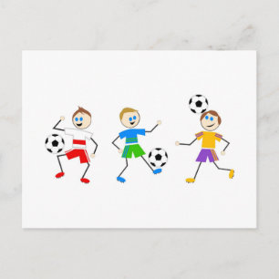 Fußballkids Postkarte