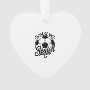 Fußballklasse der Abschlussklasse 2023 Vintage-Abs Ornament