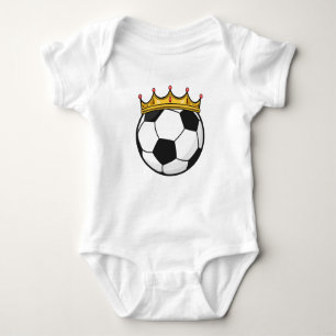 Fußballkönigin Baby Strampler