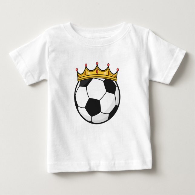 Fußballkönigin Baby T-shirt (Vorderseite)