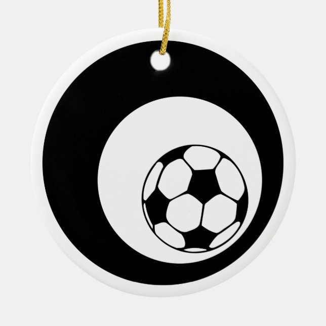 Fußballkreise Keramikornament (Vorne)
