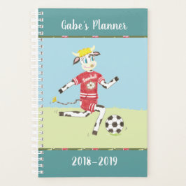 Fußballkuh-Kinderplaner Planer