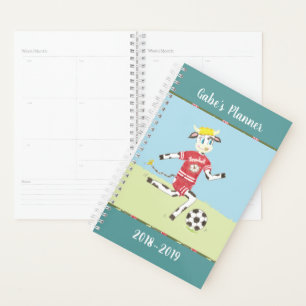 Fußballkuh-Kinderplaner Planer