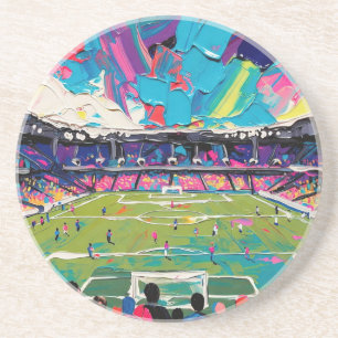 Fußballkunst (#3) getränkeuntersetzer