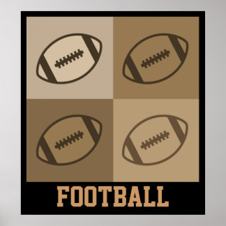 Fußballkunst Poster