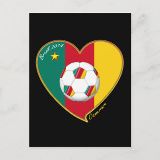 Fußballmannschaft "CAMEROON", Fútbol de Camerún Postkarte