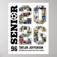 Fußballmannschaft Senior 2026 Sportfoto-Collage