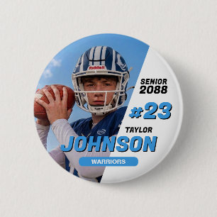 Fußballmannschaft Senior Night Benutzerdefinierte Button
