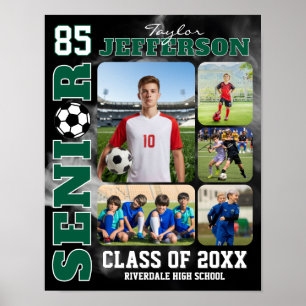 Fußballmannschaft Sport Senior Night Foto-Collage Poster