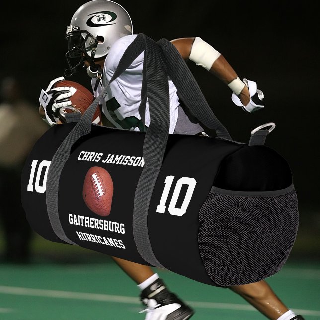 Fußballmannschaft, Trainer oder Spieler Black Pers Duffle Bag (Von Creator hochgeladen)