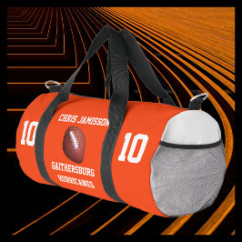 Fußballmannschaft, Trainer Orange Personalisiert Duffle Bag