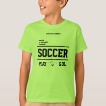 Fußballmarken personalisierte Spielerteam-Kinder Z
