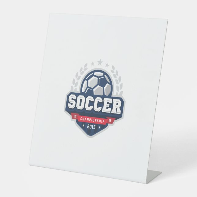 Fußballmeisterschaft Sockelschild (Vorderseite)