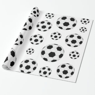 Fußballmuster-Geschenkpapier Geschenkpapier