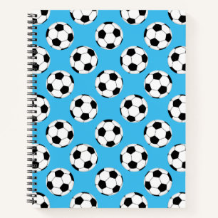 Fußballmuster Notizbuch