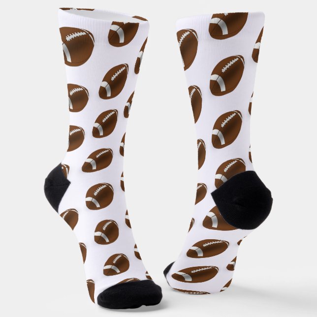Fußballmuster Socken (Gewinkelt)