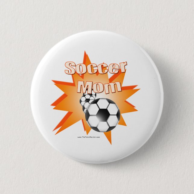 Fußballmutter Button (Vorderseite)