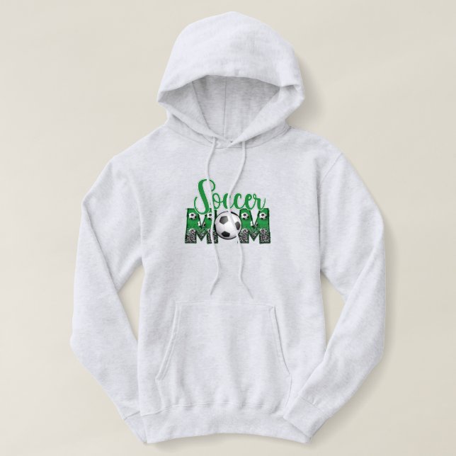 Fußballmutter Hoodie (Design vorne)