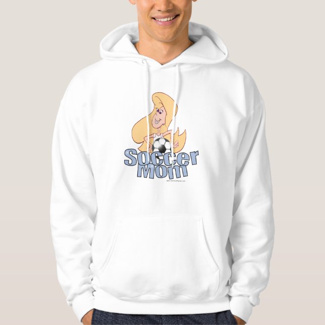 Fußballmutter Hoodie (Vorderseite)