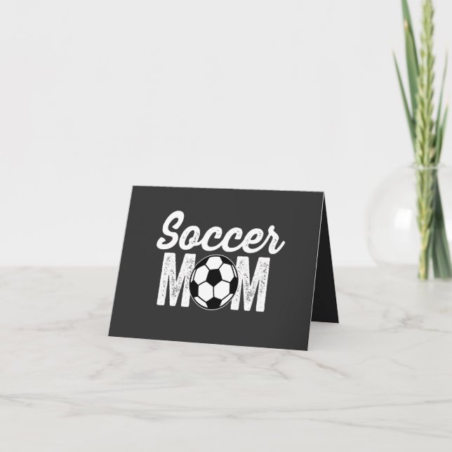 Fußballmutter Karte (Vorderseite)