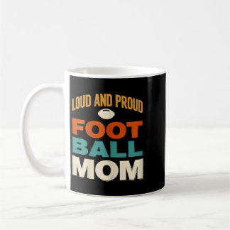 Fußballmutter Laut Und Stolz Vintage-Spieltag-Gesc Kaffeetasse