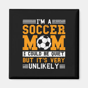 Fußballmutter Lustig Ich Bin Eine Fußballmutter Es Magnet