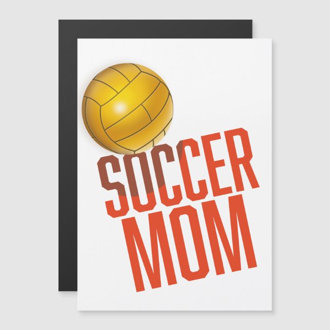 Fußballmutter Magnetkarte (Vorne/Hinten)