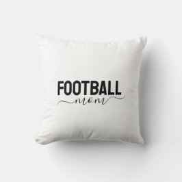 Fußballmutter modernes Skript Kissen