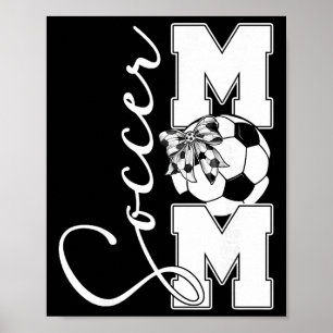 Fußballmutter Mutter Familie passendes Geburtstags Poster