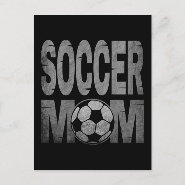 FUSSBALLMUTTER  POSTKARTE (Vorderseite)