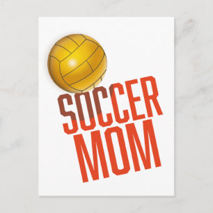 Fußballmutter Postkarte