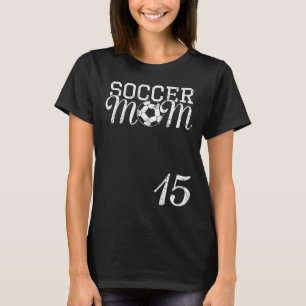 Fußballmutter-Trikot Nummer 15 Lieblingsspieler #1 T-Shirt