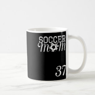 Fußballmutter-Trikot Nummer 37 Lieblingsspieler #3 Kaffeetasse