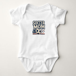 Fußballmutter Vintage Fußballmutter Fußballfan Ges Baby Strampler