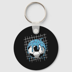 Fußballnetz Sport für Jungen und Mädchen Spieltag Schlüsselanhänger