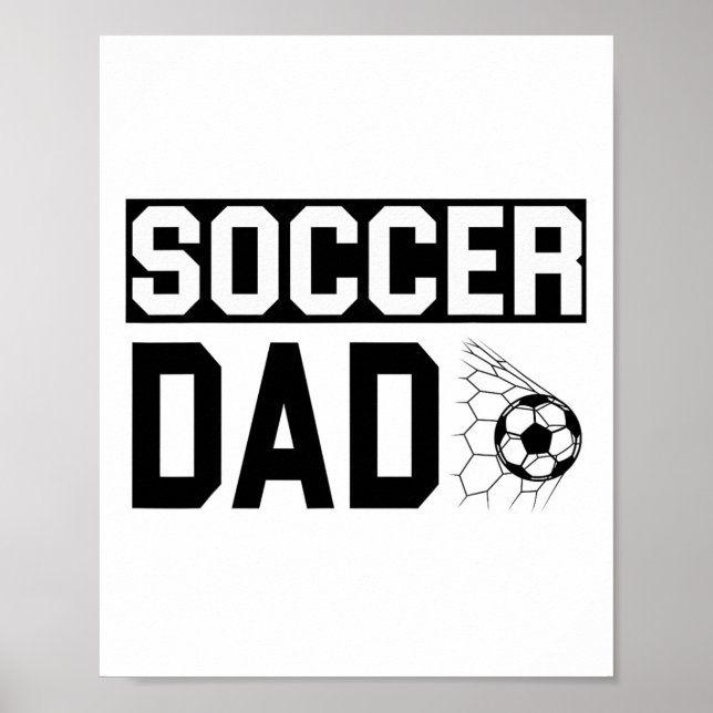 Fußballpapa Poster (Vorne)