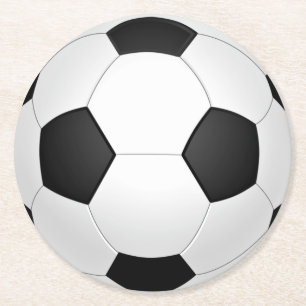 Fußballpapier-Untersetzer Runder Pappuntersetzer