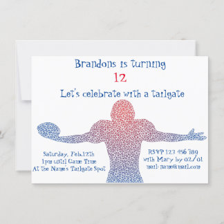 Fußballparty-Einladung Einladung
