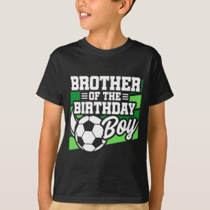 Fußballparty für Kinder Bruder des Geburtstagskind T-Shirt