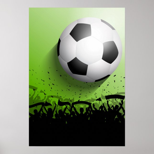 Fußballplakat Poster (Vorne)