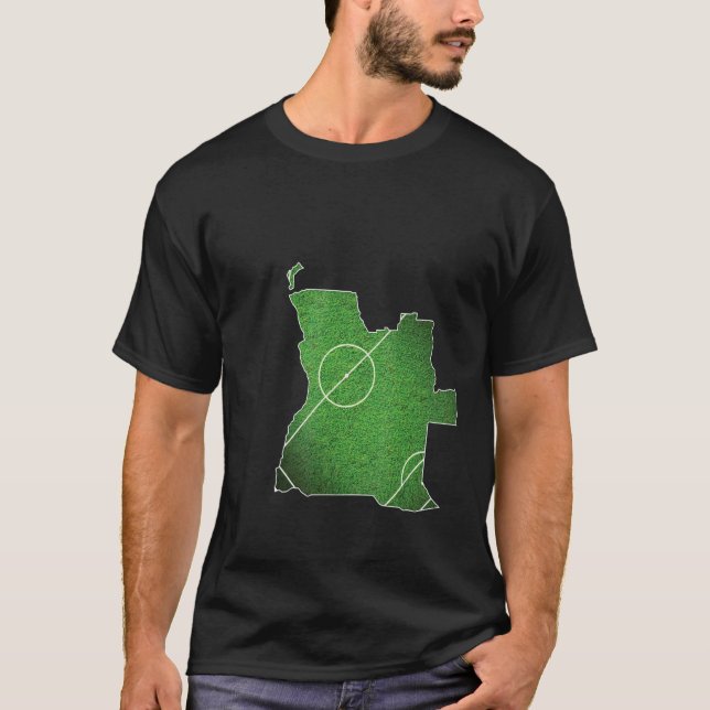 Fußballplatz Angola T-Shirt (Vorderseite)