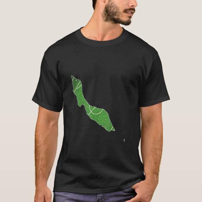 Fußballplatz Curacao T-Shirt (Vorderseite)