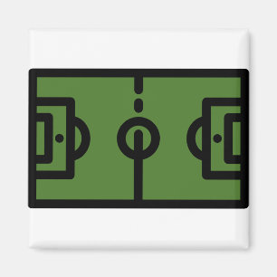 Fußballplatz Magnet