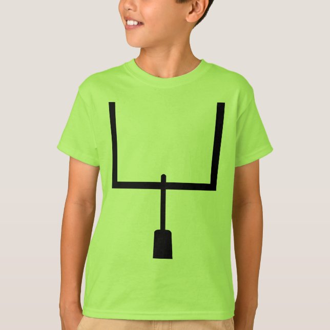 Fußballplatz-Ziel T-Shirt (Vorderseite)