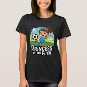 Fußballprinzessin für Mädchen T-Shirt
