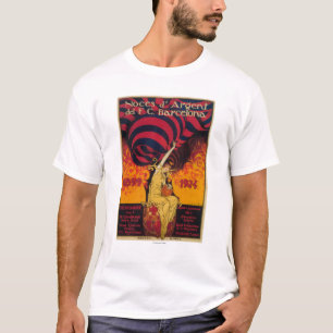 Fußballpromo-Plakat T-Shirt