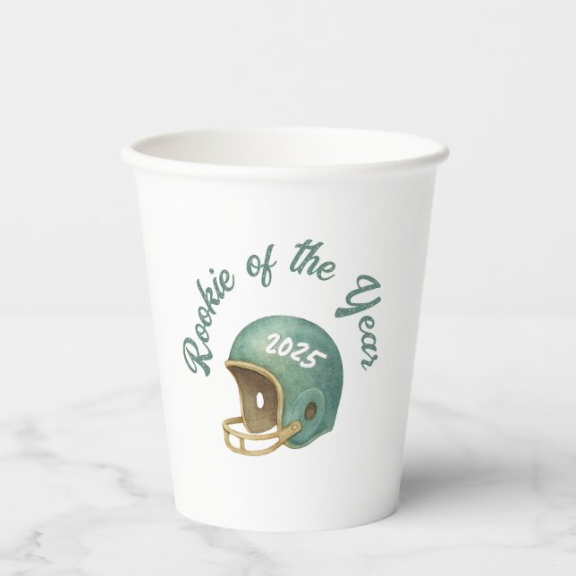 Fußballrookie des Jahres Pappbecher (Vorderseite)
